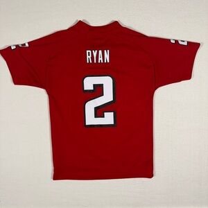 Reebok Atlanta Falcons Youth Jersey Matt Ryan #2 Black. Size Large